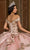 Rachel Allan RQ3129 - Fringe Embellished Off-Shoulder Ballgown Ball Gowns