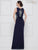 Rina Di Montella RD2029 - Beaded Cowl Back Evening Dress Evening Dresses