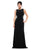 Rina Di Montella RD2029 - Beaded Cowl Back Evening Dress Evening Dresses 4 / Black