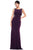 Rina Di Montella RD2609 - Beaded Sheer Evening Dress Evening Dresses 4 / Aubergine