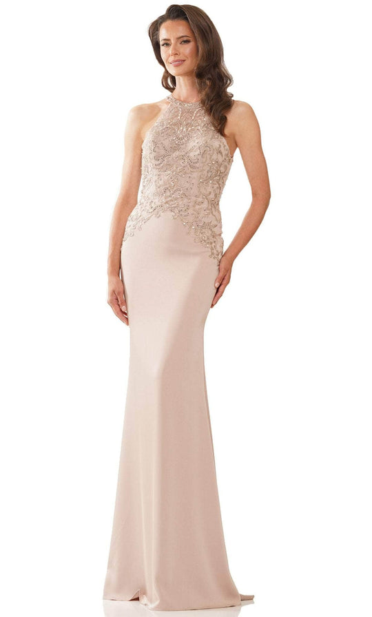 Rina di Montella RD2755 - Sleeveless Halter Neck Evening Dress