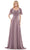 Rina di Montella RD2907 - Flutter Sleeve Embellished Formal Gown Formal Gowns 6 / Victroian Lilac