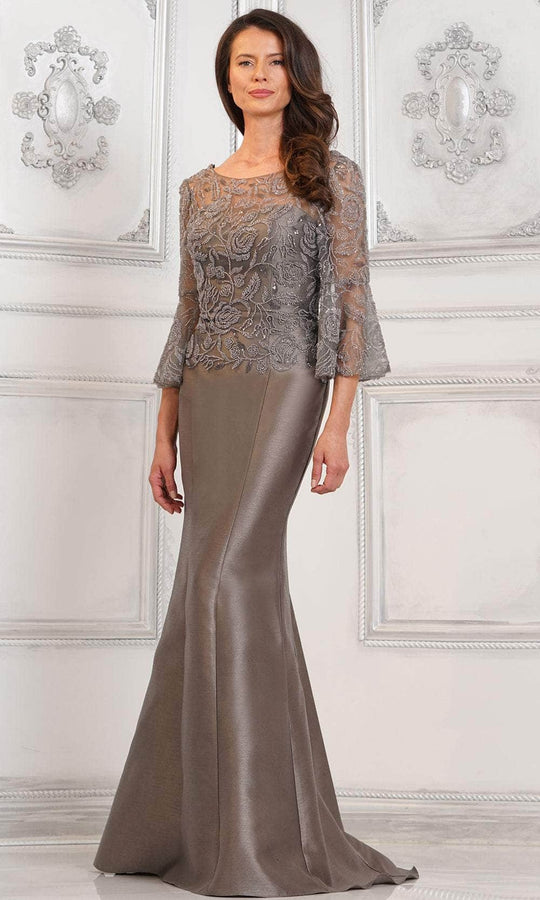 Rina di Montella RD2939 - Bell Sleeve Mermaid Formal Gown