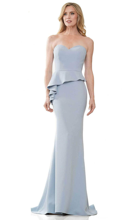 Rina Di Montella RD2948 - Sweetheart Peplum Evening Gown