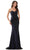 Rina di Montella RD2948 - Sweetheart Peplum Evening Gown Evening Dresses 4 / Navy