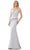 Rina di Montella RD2948 - Sweetheart Peplum Evening Gown Evening Dresses 4 / Silver