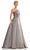 Rina di Montella RD2981 - Asymmetrical A-Line Evening Dress Special Occasion Dress 4 / Gunmetal