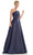 Rina di Montella RD2981 - Asymmetrical A-Line Evening Dress Special Occasion Dress 4 / Navy