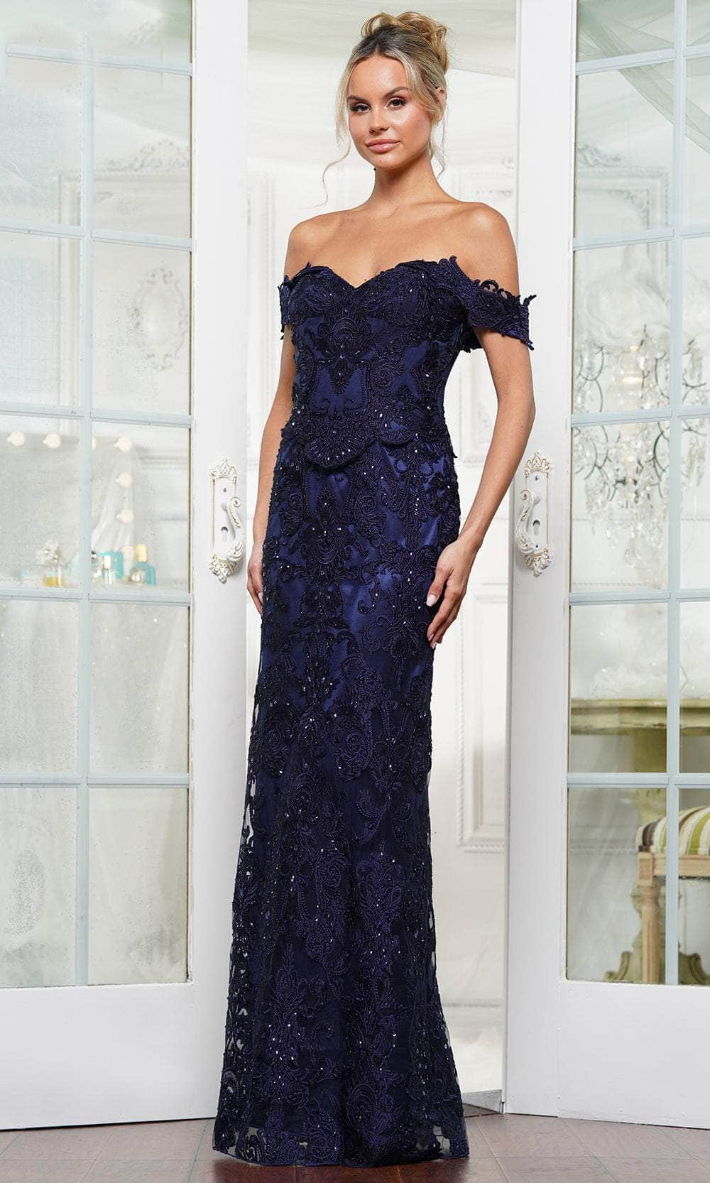 formal peplum dress Trevelyan Black Peplum Evening Dress / M