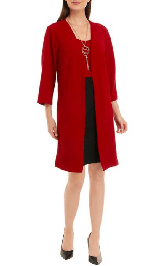 Sandra Darren 75869 - Two-Piece Formal Midi Dress