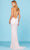 SCALA - 47551 V-Neck Sleeveless Evening Gown Evening Dresses 8 / Ivory/Nude