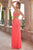 SCALA 60389 - Plunging V-Neck Sleeveless Evening Gown Prom Dresses