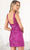 SCALA 60505 - V-Neck Banded Waist Cocktail Dress Special Occasion Dress