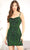SCALA 60509 - Fitted Ornate Cocktail Dress Special Occasion Dress 000 / Emerald/Black
