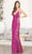 SCALA 60514 - Embellished Trumpet Evening Dress Special Occasion Dress 000 / Magenta