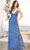 SCALA 60514 - Embellished Trumpet Evening Dress Special Occasion Dress 000 / Sapphire