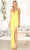 SCALA 60521 - Embellished Lace-Up Back Evening Gown Special Occasion Dress 000 / Sunflower
