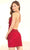 SCALA 60705 - V-Neck Crisscross Back Cocktail Dress Special Occasion Dress