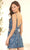SCALA 60736 - V-Neck Illusion Panel Cocktail Dress Special Occasion Dress