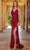 SCALA 61305 - V-Neck Bejewelled Prom Gown Prom Dresses