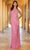 SCALA 61325 - Beaded Crisscross Back Prom Gown Prom Dresses 000 / Dusty Light Pnk