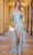 SCALA 61326 - Fitted Sequin Prom Dress Prom Dresses 000 / Ice Blue