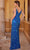 SCALA 61344 - Plunging Beaded Prom Dress Prom Dresses