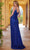 SCALA 61347 - Sequined Prom Dress with Slit Prom Dresses