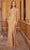 SCALA 61407 - Beaded Sweetheart Prom Dress Prom Dresses 000 / Gold/Orange