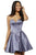 Sherri Hill 52197 - Strapless Corset Cocktail Dress Homecoming Dresses 00 / Gunmetal