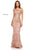 Sherri Hill 52555 - Feathered Mermaid Evening Dress Special Occasion Dress 4 / Rose Gold