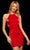 Sherri Hill - 53004 Sleeveless Fitted Cocktail Dress Cocktail Dresses 10 / Wine