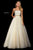 Sherri Hill 53256 - Brocade Bodice Prom Dress Special Occasion Dress 10 / Blush Gold