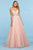 Sherri Hill 53526 - Star Motif Tulle Prom Dress Special Occasion Dress 0 / Blush Gold