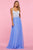Sherri Hill 53556 - Sweetheart Pleated Prom Dress Prom Dresses 00 / Periwinkle/Ivory