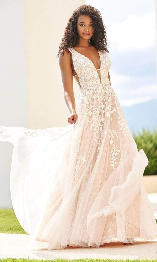 Sherri Hill - 54862 Lace Ornate A-Line Gown