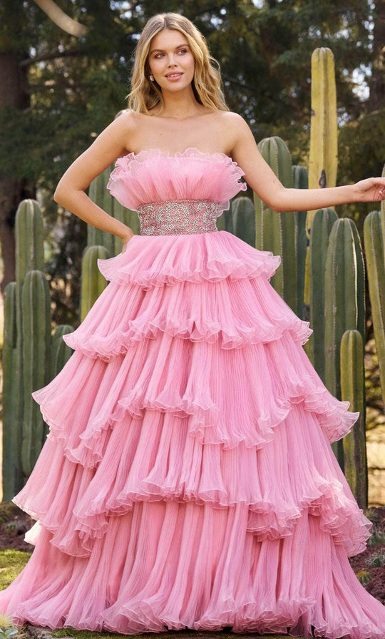 Sherri Hill 55635 - Strapless Crumbcatcher Ballgown