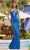 Sherri Hill 55692 - Beaded Front Cutout Evening Gown Evening Gown 000 / Peacock