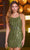 Sherri Hill 55694 - Beaded Embellished Sleeveless Cocktail Dress Cocktail Dresses 000 / Olive