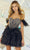 Sherri Hill 55707 - Beaded Off-Shoulder A-line Cocktail Dress Cocktail Dresses 000 / Black