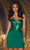 Sherri Hill 55711 - Strapless Cut Glass Embellished Cocktail Dress Cocktail Dresses 000 / Emerald