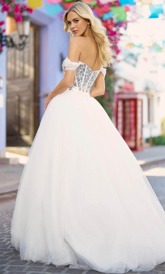 Sherri Hill 55714 - Disc Mosaic Organza Ball Gown