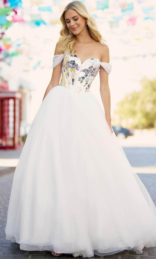 Sherri Hill 55714 - Disc Organza Ball Gown