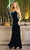 Sherri Hill 55734 - Velvet Sleeveless Evening Gown Prom Dresses 000 / Emerald