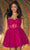 Sherri Hill 55737 - Ruffled Strapless Cocktail Dress Cocktail Dresses 000 / Magenta