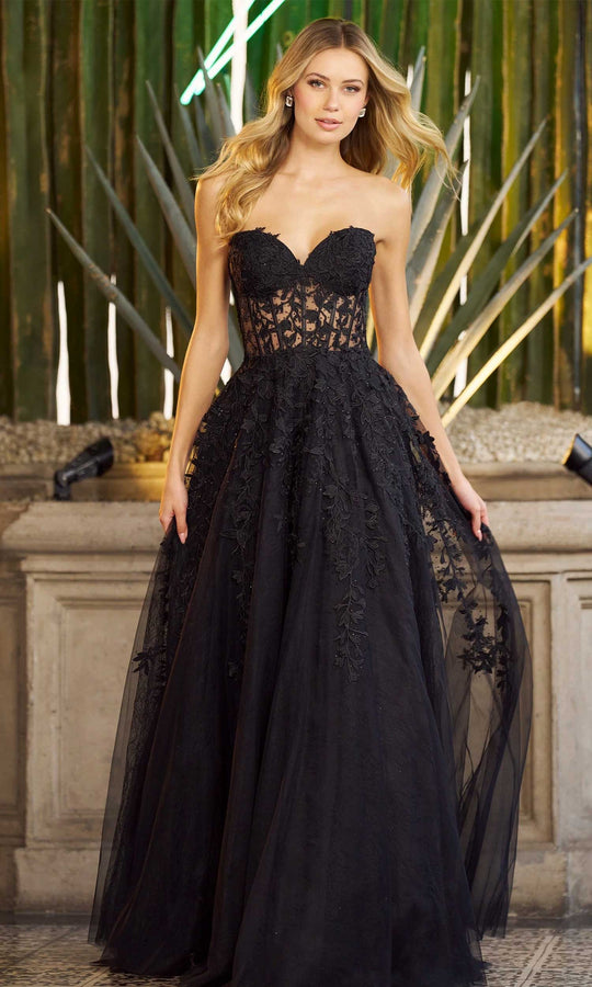 Sherri Hill 55760 - Applique Sweetheart Prom Dress