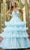 Sherri Hill 55769 - Ruffled Sleeveless Prom Gown Prom Dresses 000 / Aqua
