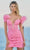 Sherri Hill 55778 - Feathered Off Shoulder Cocktail Dress Cocktail Dresses 000 / Bright Pink
