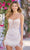 Sherri Hill 55808 - Feathered Mini Sleeveless Dress Cocktail Dresses 000 / Ivory