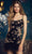 Sherri Hill 55871 - Scoop Star Beaded Cocktail Dress Cocktail Dresses 4 / Black/Pink